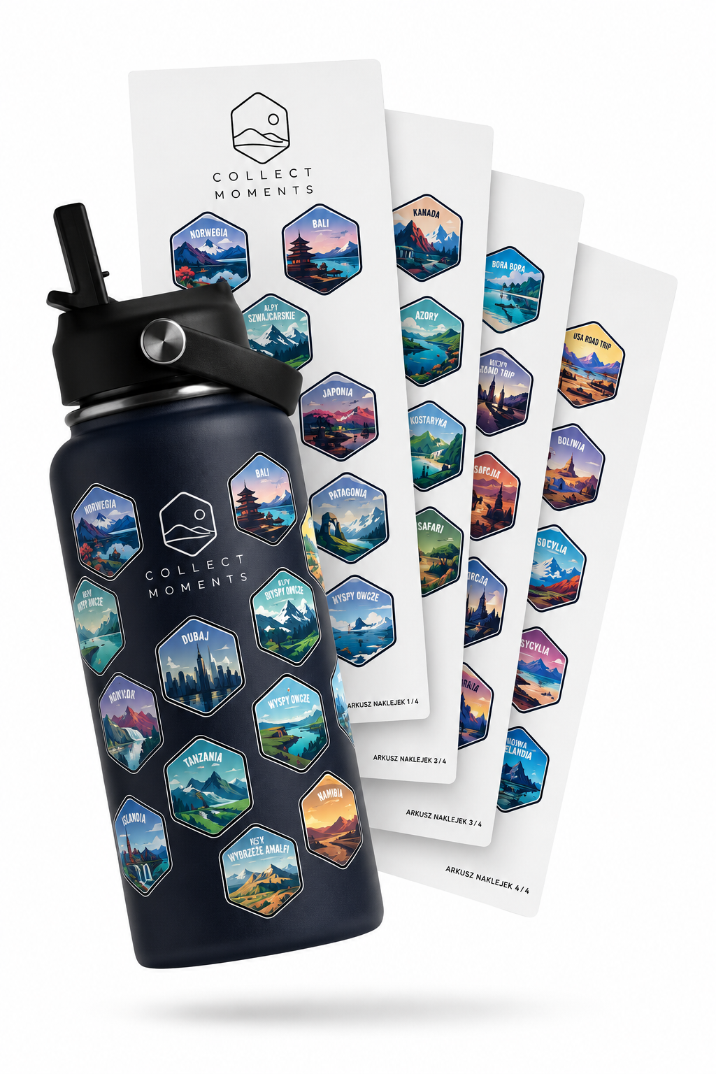 National Parks Bottle + Sticker Set