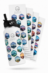 World Explorer Bottle + Stickers